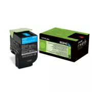 Lexmark 80C2HCE - toner, cyan (azuren)