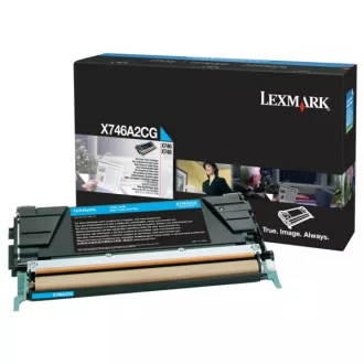 Lexmark X746A2CG - toner, cyan (azuren)