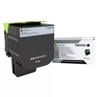 Lexmark 71B0X10 - toner, black (črn)
