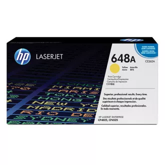 HP 648A (CE262A) - toner, yellow (rumen)