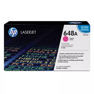 HP 648A (CE263A) - toner, magenta (purpuren)