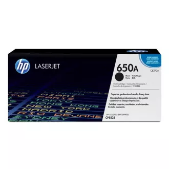 HP 650A (CE270A) - toner, black (črn)