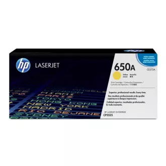 HP 650A (CE272A) - toner, yellow (rumen)