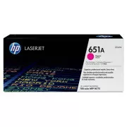 HP 651A (CE343A) - toner, magenta (purpuren)