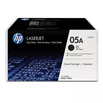 HP 05A (CE505D) - toner, black (črn) 2 kosa