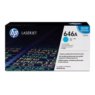 HP 646A (CF031A) - toner, cyan (azuren) HP 646A (CF031A) - toner, cyan (azuren)