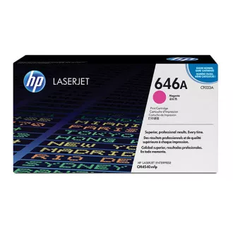HP 646A (CF033A) - toner, magenta (purpuren)