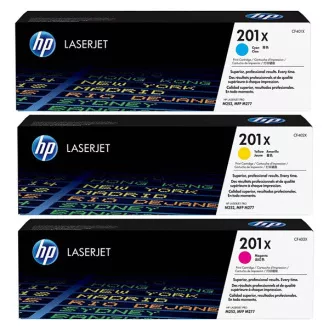 HP 201X (CF253XM) - toner, color (barven) 3 kose
