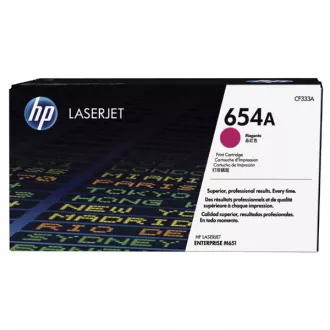 HP 654A (CF333A) - toner, magenta (purpuren)