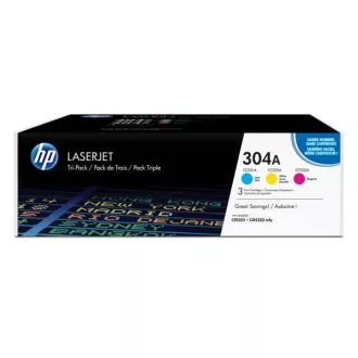 HP 304A (CF372AM) - toner, color (barven) 3 kose HP 304A (CF372AM) - toner, color (barven) 3 kose