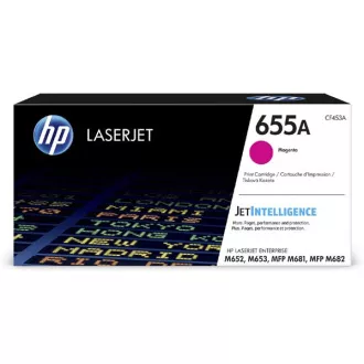 HP 655A (CF453A) - toner, magenta (purpuren)