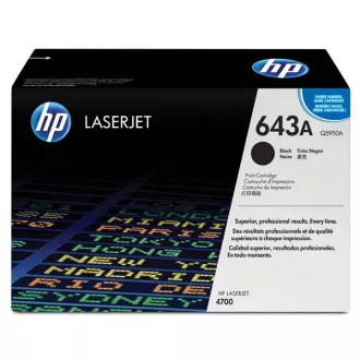 HP 643A (Q5950A) - toner, black (črn)