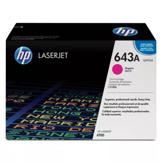HP 643A (Q5953A) - toner, magenta (purpuren)