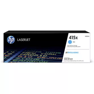 HP 415X (W2031X) - toner, cyan (azuren)