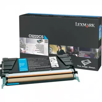 Lexmark C5222CS - toner, cyan (azuren)