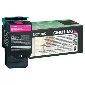 Lexmark C540H1MG - toner, magenta (purpuren) Lexmark C540H1MG - toner, magenta (purpuren)