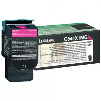 Lexmark C544X1MG - toner, magenta (purpuren)