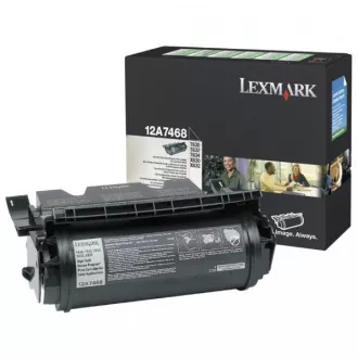 Lexmark 12A7468 - toner, black (črn)