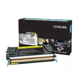 Lexmark 24B5703 - toner, yellow (rumen)