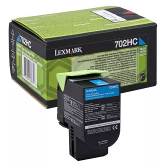 Lexmark 702H (70C2HC0) - toner, cyan (azuren)