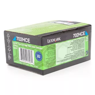 Lexmark 70C2HCE - toner, cyan (azuren)
