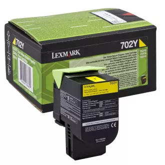 Lexmark 70C2XY0 - toner, yellow (rumen) Lexmark 70C2XY0 - toner, yellow (rumen)