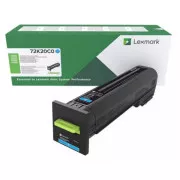 Lexmark 72K20C0 - toner, cyan (azuren)