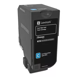 Lexmark 74C0H20 - toner, cyan (azuren) Lexmark 74C0H20 - toner, cyan (azuren)