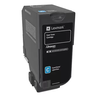 Lexmark 74C0S20 - toner, cyan (azuren) Lexmark 74C0S20 - toner, cyan (azuren)
