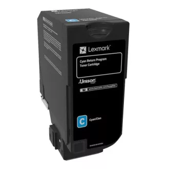 Lexmark 74C20C0 - toner, cyan (azuren)