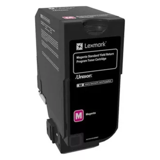 Lexmark 74C20M0 - toner, magenta (purpuren)