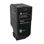 Lexmark 74C2HC0 - toner, cyan (azuren)