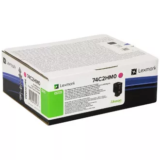 Lexmark 74C2HM0 - toner, magenta (purpuren) Lexmark 74C2HM0 - toner, magenta (purpuren)