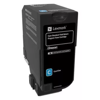 Lexmark 74C2SC0 - toner, cyan (azuren)