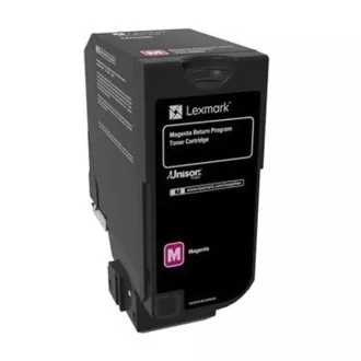 Lexmark 74C2SM0 - toner, magenta (purpuren)