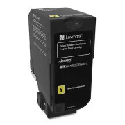 Lexmark 74C2SY0 - toner, yellow (rumen)