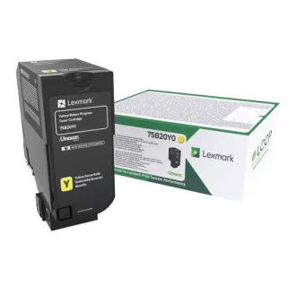Lexmark 75B20Y0 - toner, yellow (rumen)