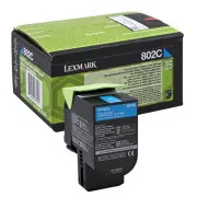 Lexmark 80C20C0 - toner, cyan (azuren)