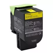 Lexmark 80C20Y0 - toner, yellow (rumen)