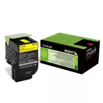 Lexmark 80C2HY0 - toner, yellow (rumen)
