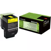 Lexmark 80C2HYE - toner, yellow (rumen)