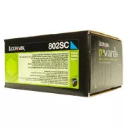 Lexmark 802S (80C2SC0) - toner, cyan (azuren)
