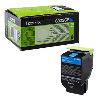 Lexmark 80C2SCE - toner, cyan (azuren) Lexmark 80C2SCE - toner, cyan (azuren)