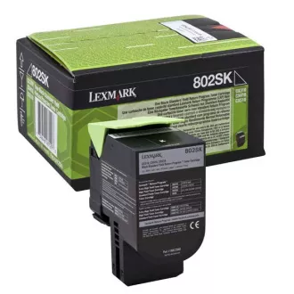 Lexmark 802S (80C2SK0) - toner, black (črn) Lexmark 802S (80C2SK0) - toner, black (črn)
