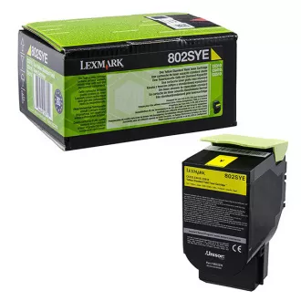 Lexmark 80C2SYE - toner, yellow (rumen) Lexmark 80C2SYE - toner, yellow (rumen)