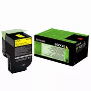 Lexmark 80C2XYE - toner, yellow (rumen)