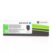Lexmark 84C2HCE - toner, cyan (azuren)