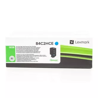 Lexmark 84C2HCE - toner, cyan (azuren)