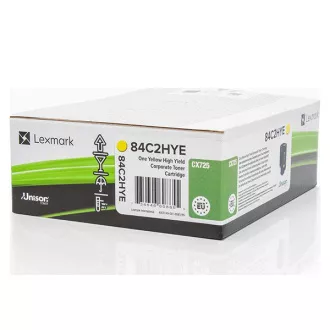 Lexmark 84C2HYE - toner, yellow (rumen)