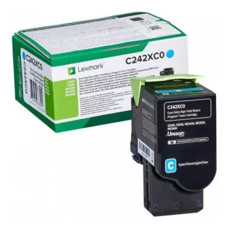 Lexmark C242XC0 - toner, cyan (azuren)